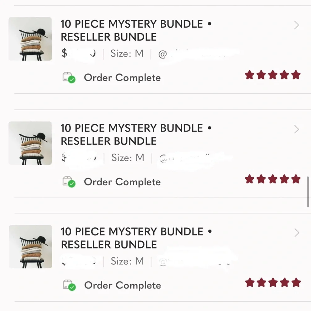 10 PIECE MYSTERY BUNDLE • RESELLER BUNDLE - Picture 2 of 3